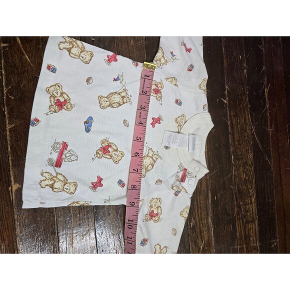 Vintage Carter's Corduroy Teddy Bear Overalls 2 Piece Outfit 0-3 Months - Picture 15 of 16